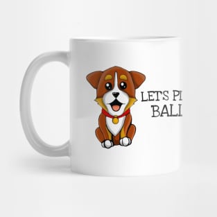 Australian shepherd dog cartoon Mug